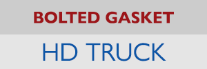 Bolted gasket heavy duty trucks