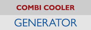 Combi cooler for generators