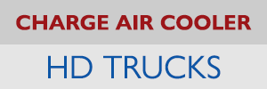 Charge air coolers for heavy duty trucks